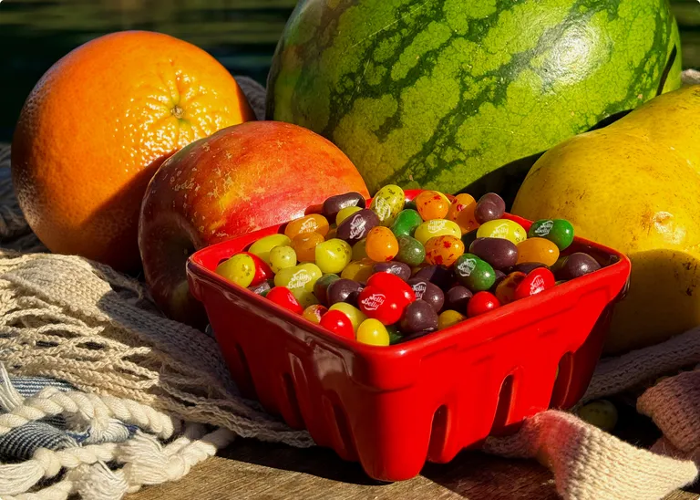 Jelly Belly flavor crafting process — authentic ingredients distilled into iconic jelly bean flavors